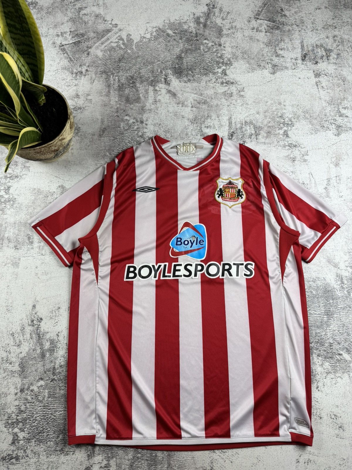 Umbro Sunderland 2009/2010 Home Soccer Umbro Football Jersey Blockcore T Shirt Tee Size US L / EU 52-54 / 3 - 4 Thumbnail