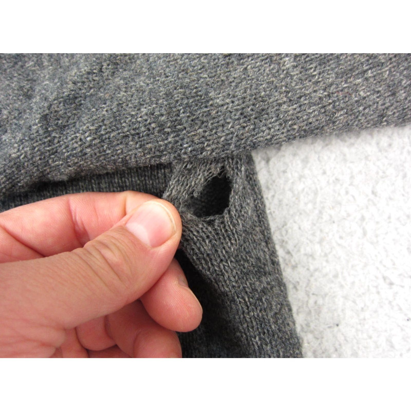 Pronto Uomo Pronto-Uomo Sweater Mens XL Gray Wool Collared Pullover Knit Solid Casual Size US XL / EU 56 / 4 - 4 Thumbnail