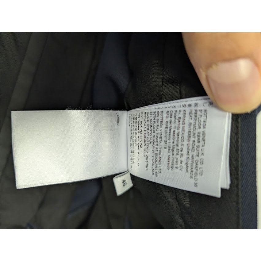 Bottega Veneta o1rshd1 Sartorial GDP Trousers Pant in Slate Grey Size US 30 / EU 46 - 21 Thumbnail