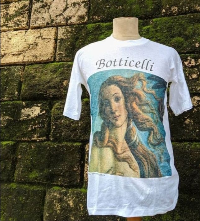 80s sandro botticelli shirt M