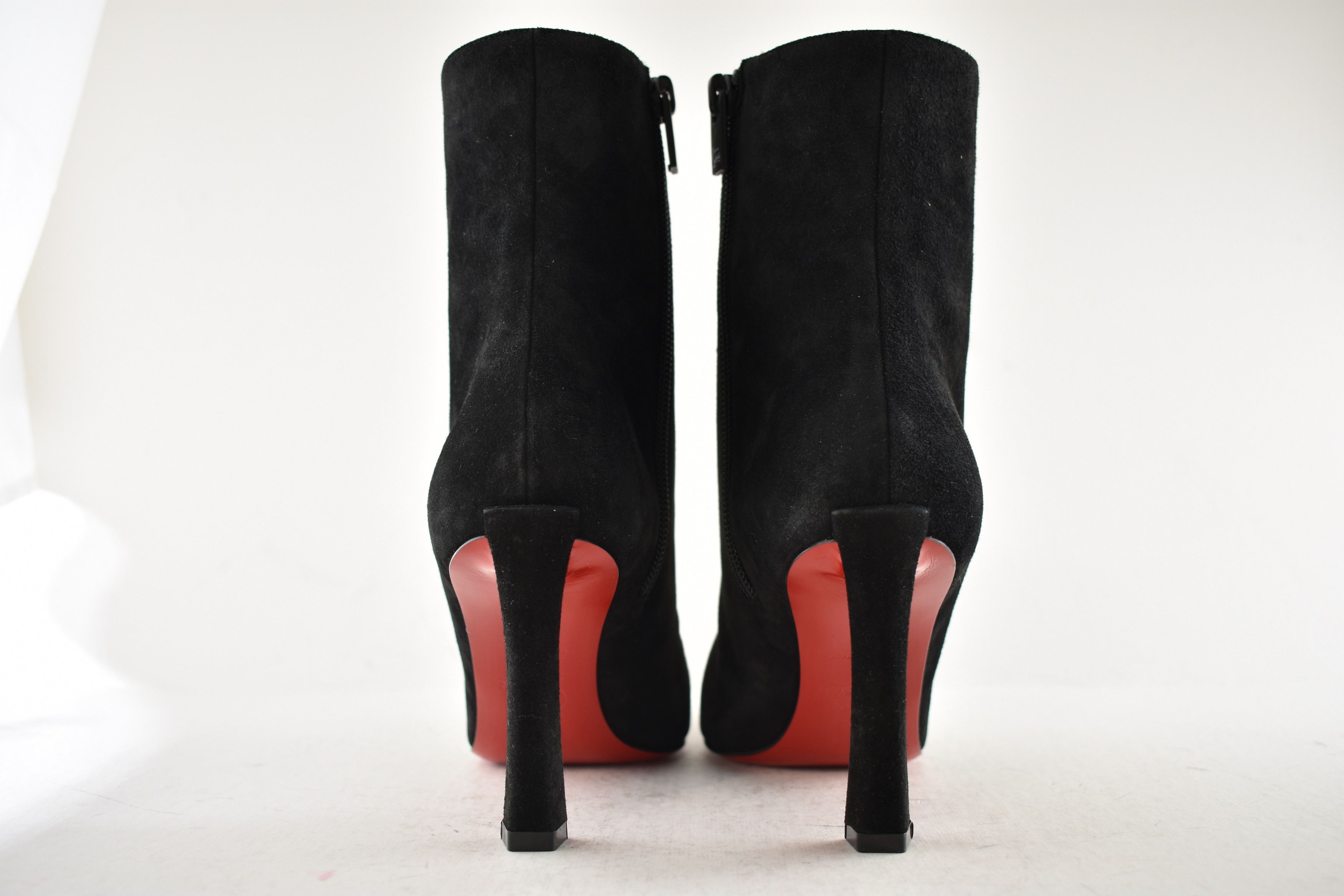 Christian Louboutin Condora Booty 85 Black Suede Pointed Ankle Heel Boot 36.5 Size US 6.5 / IT 36.5 - 12 Thumbnail