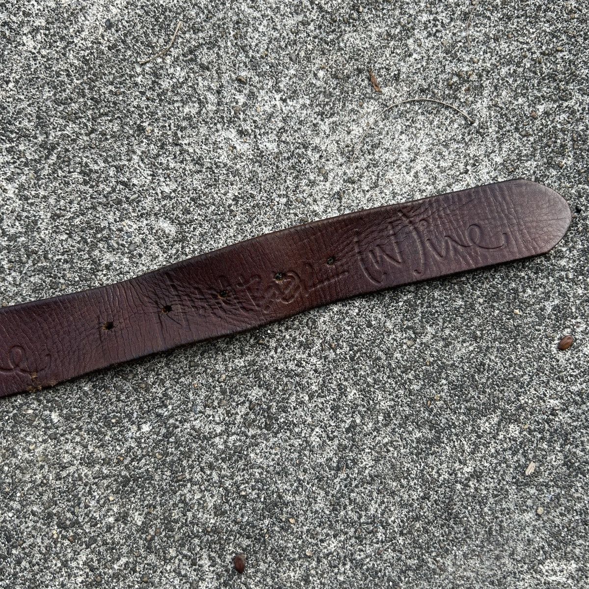 Kapital Vintage Number Nine leather belt Size ONE SIZE - 13 Thumbnail