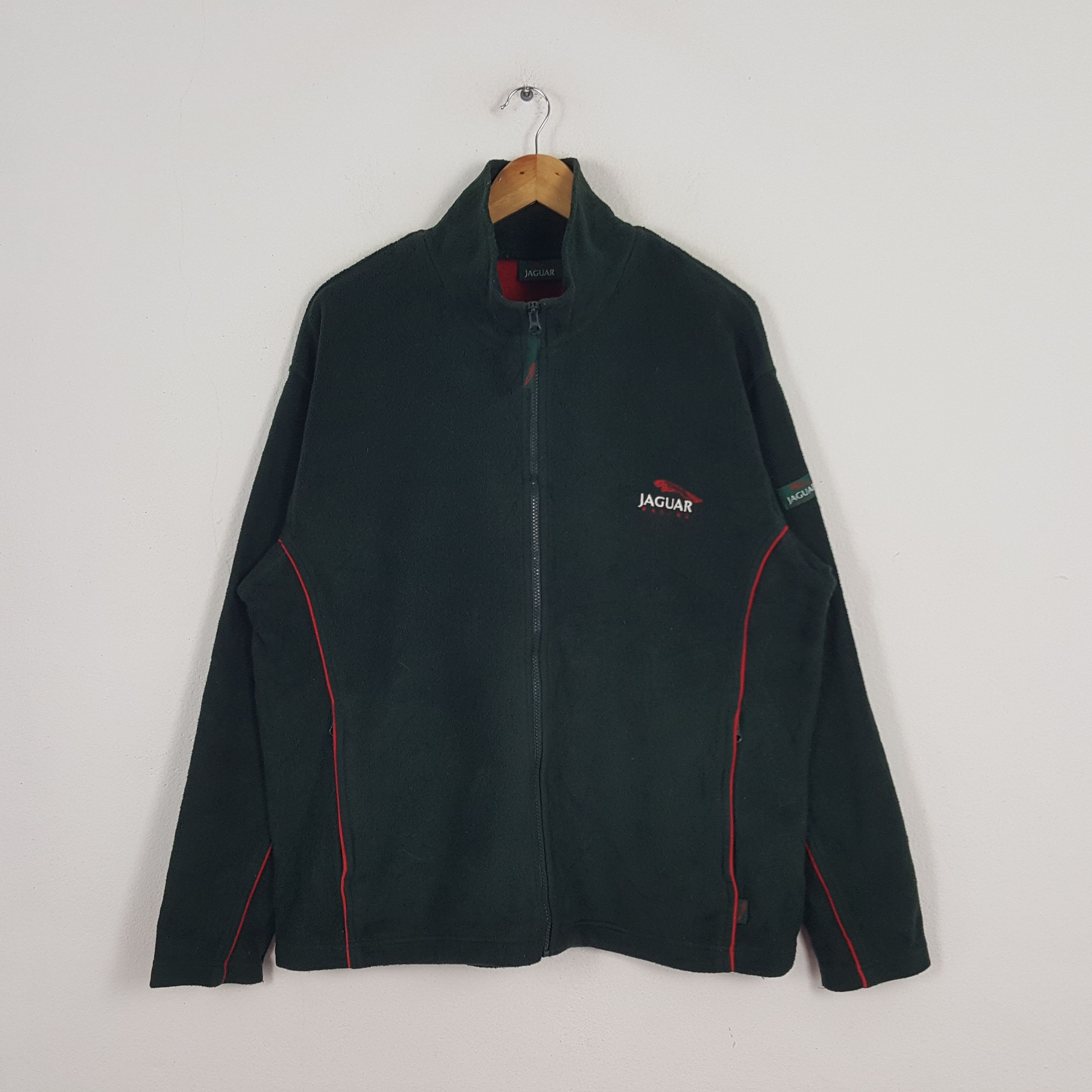 Vintage Jaguar Racing Motorsports Team Fleece Jacket