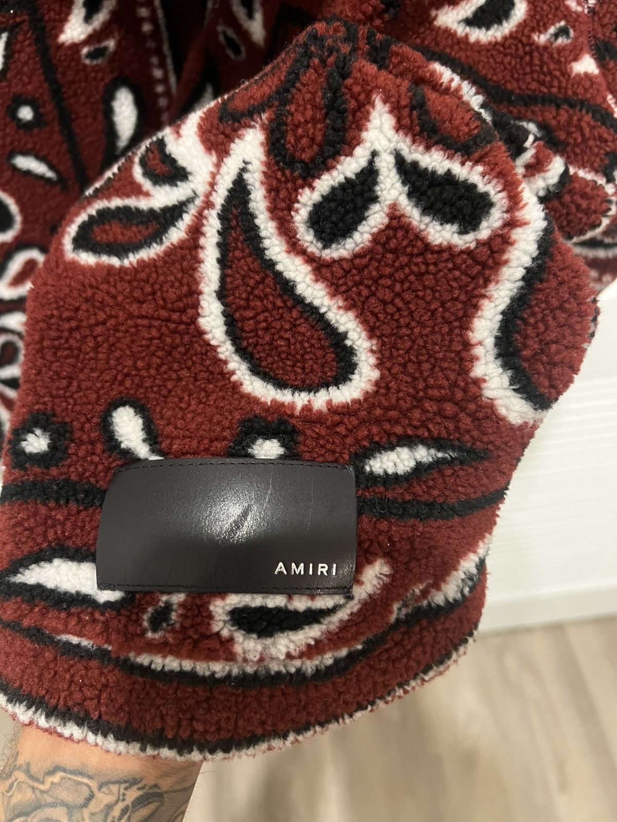 Amiri Amiri Bandana Fleece Hoodie Size US M / EU 48-50 / 2 - 4 Thumbnail