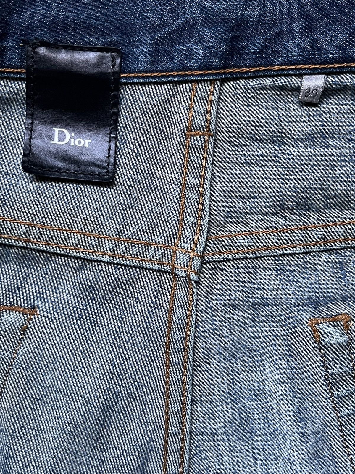 Dior Homme SS07 Spiderweb Denim