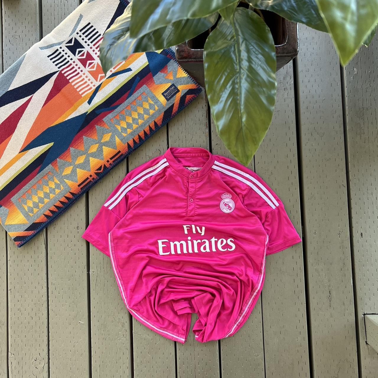 Vintage REAL MADRID 2014-2015 UEFA SUPER CUP CHAMPION AWAY JERSEY Size US XL / EU 56 / 4 - 2 Thumbnail