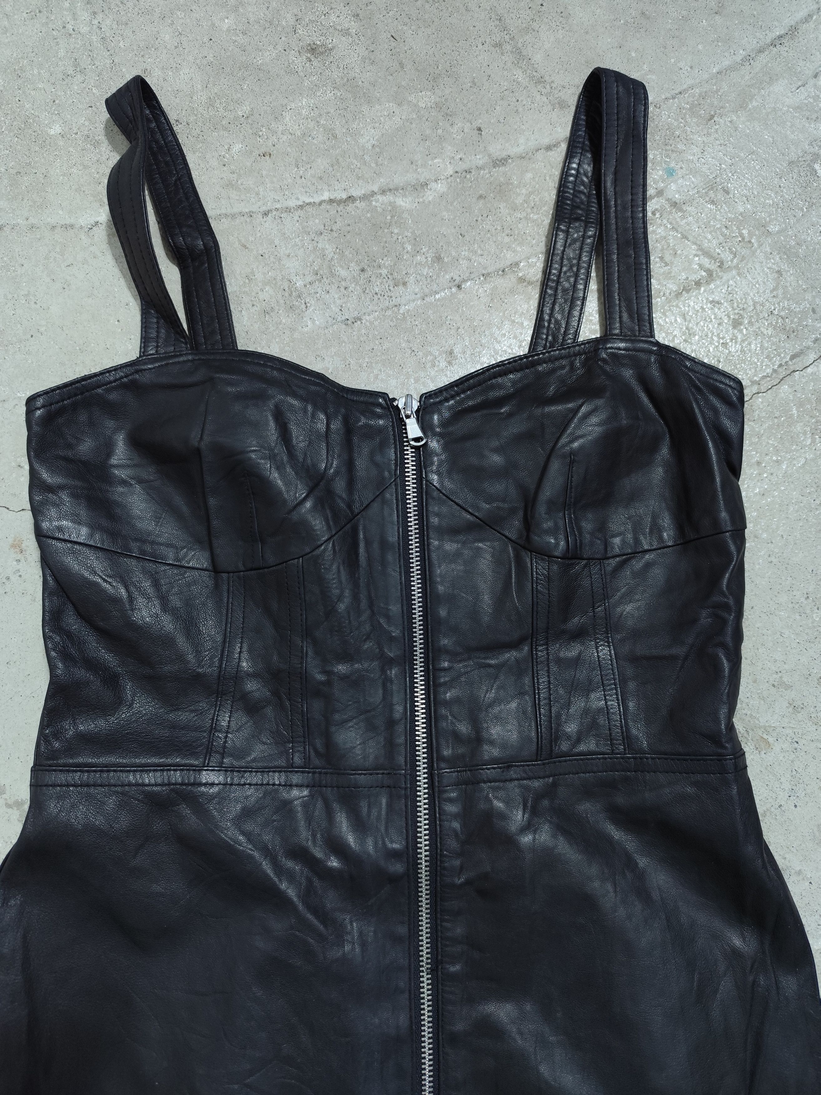 Marc Jacobs Marc by Marc Jacobs lambskin leather mid dress Size M / US 6-8 / IT 42-44 - 5 Thumbnail