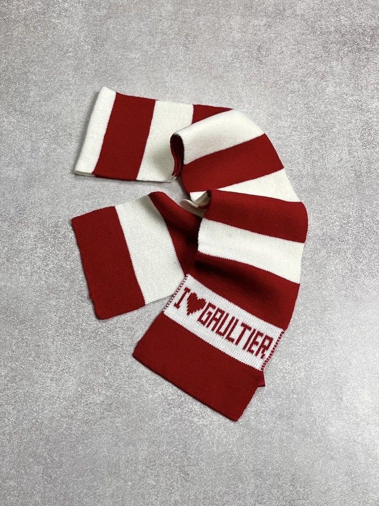 Jean Paul Gaultier × Vintage I ❤️ GAULTIER JPG SCARF Y2K Os Size ONE SIZE - 1 Thumbnail