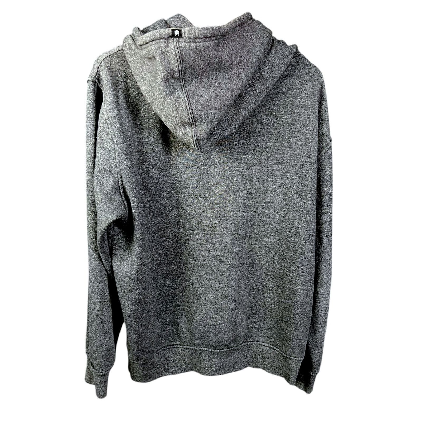 Zoo York Zoo York Men's XL Dark Gray Cotton Blend Logo Hoodie Skater Size US XL / EU 56 / 4 - 2 Thumbnail
