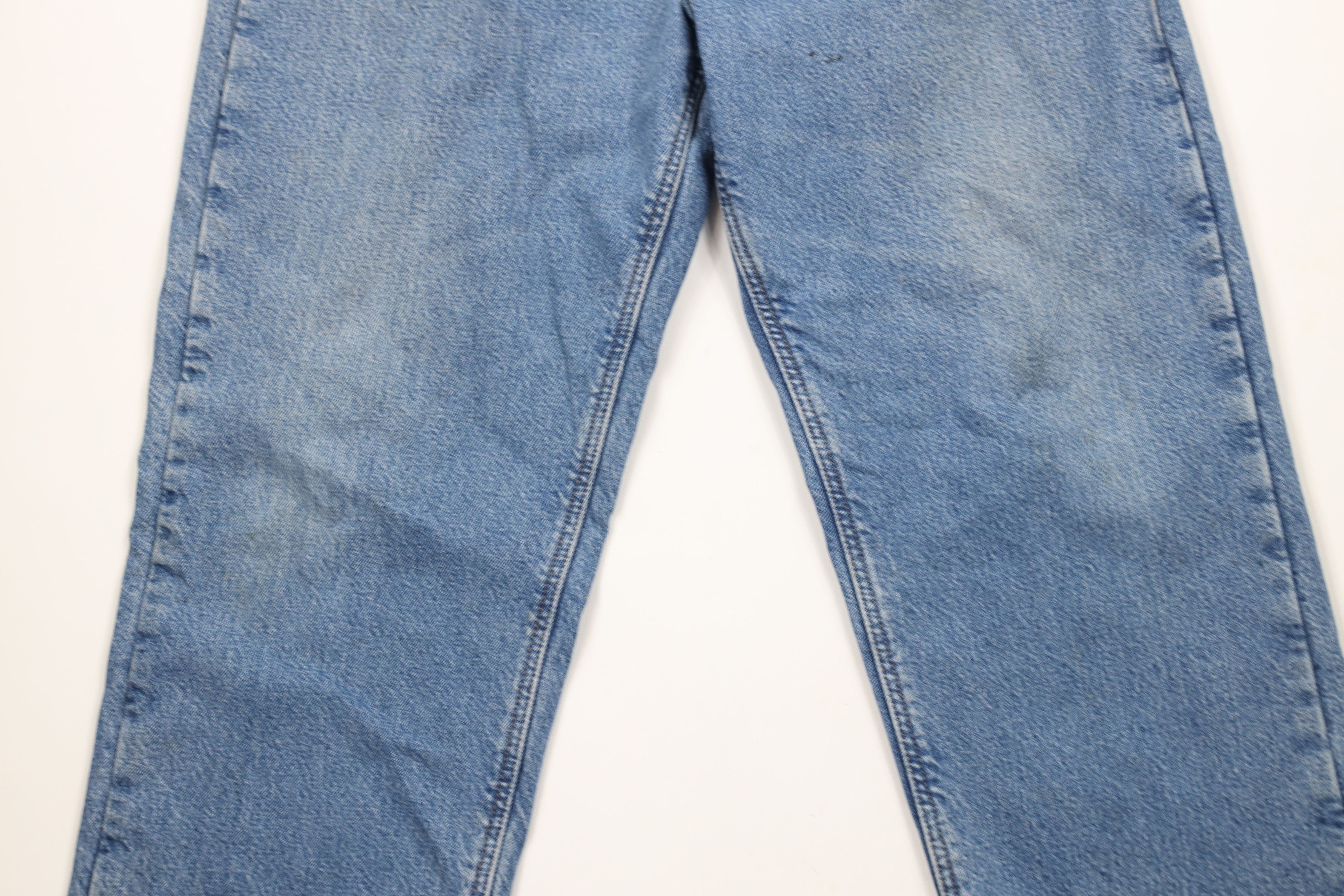 Carhartt × Vintage Vintage Y2K Carhartt Relaxed Fit Fleece Lined Wide Leg Jeans Size US 36 / EU 52 - 4 Thumbnail