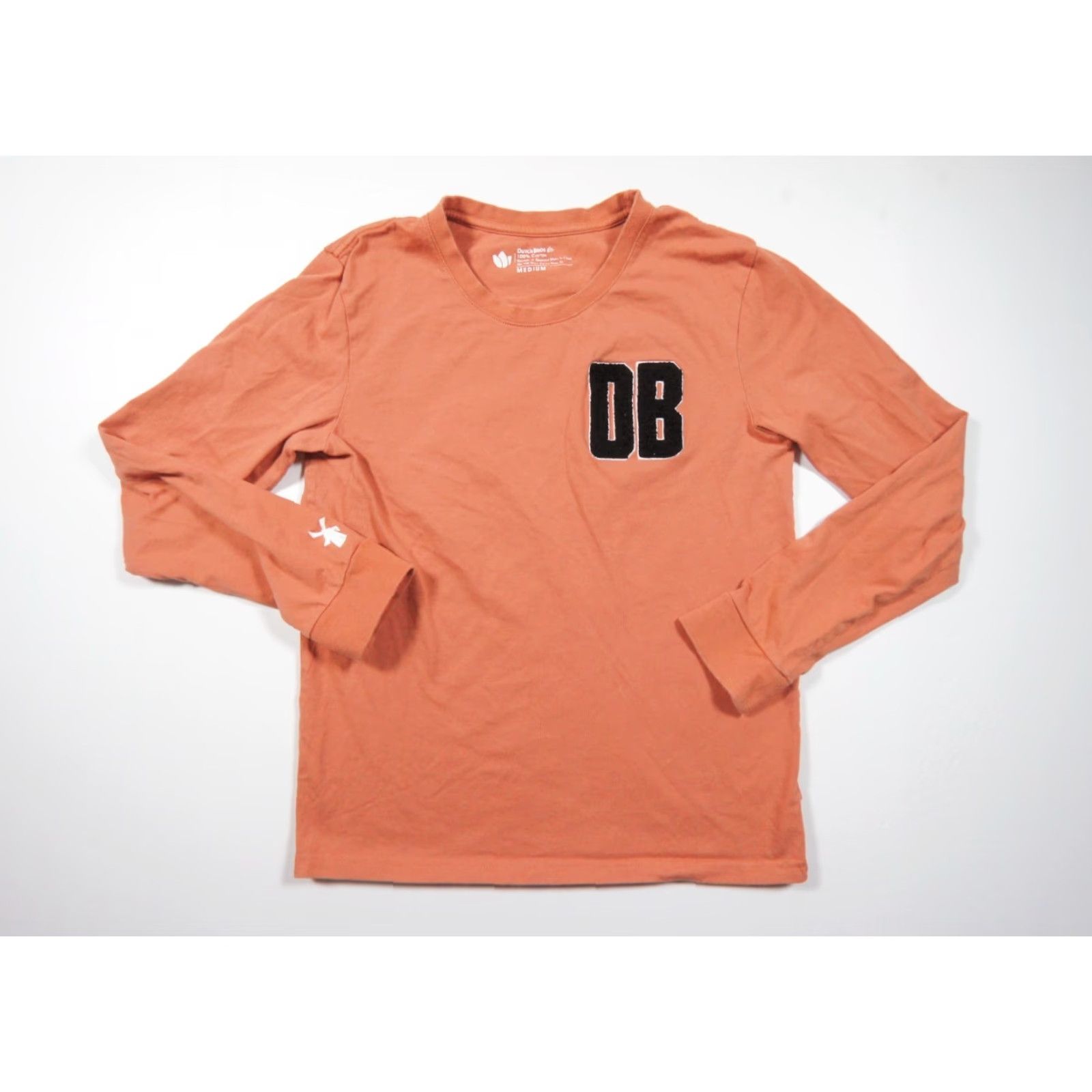 Vintage Dutch Bros Coffee Shirt Womens Medium Peach Long Sleeve Crewneck Ladies Tee Size M / US 6-8 / IT 42-44 - 3 Thumbnail
