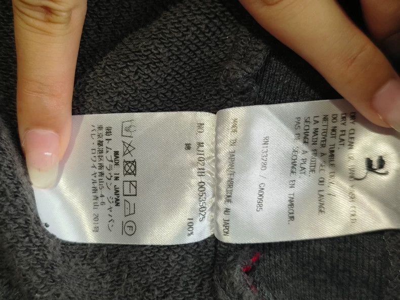Thom Browne Thom Browne Long sleeve hoodie Size US S / EU 44-46 / 1 - 4 Thumbnail