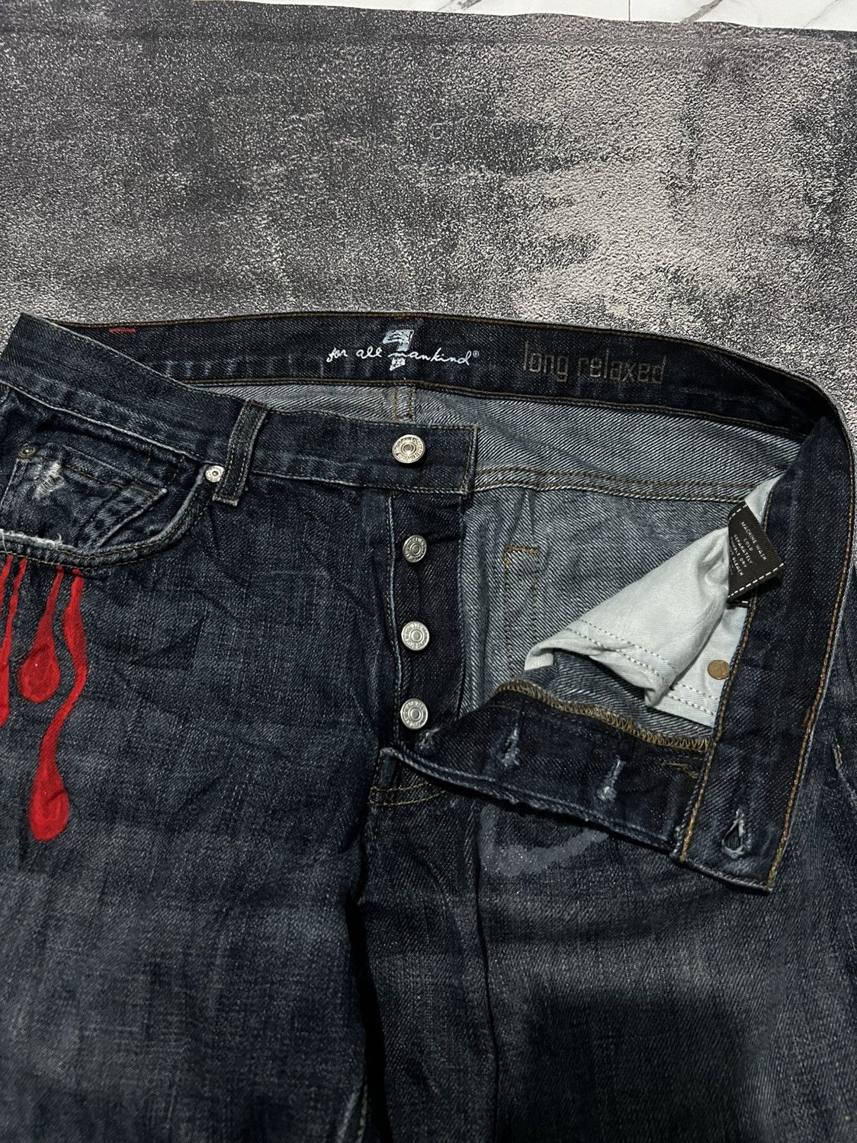 7 For All Mankind 7 For All Mankind Flared Jeans Size US 32 / EU 48 - 4 Thumbnail