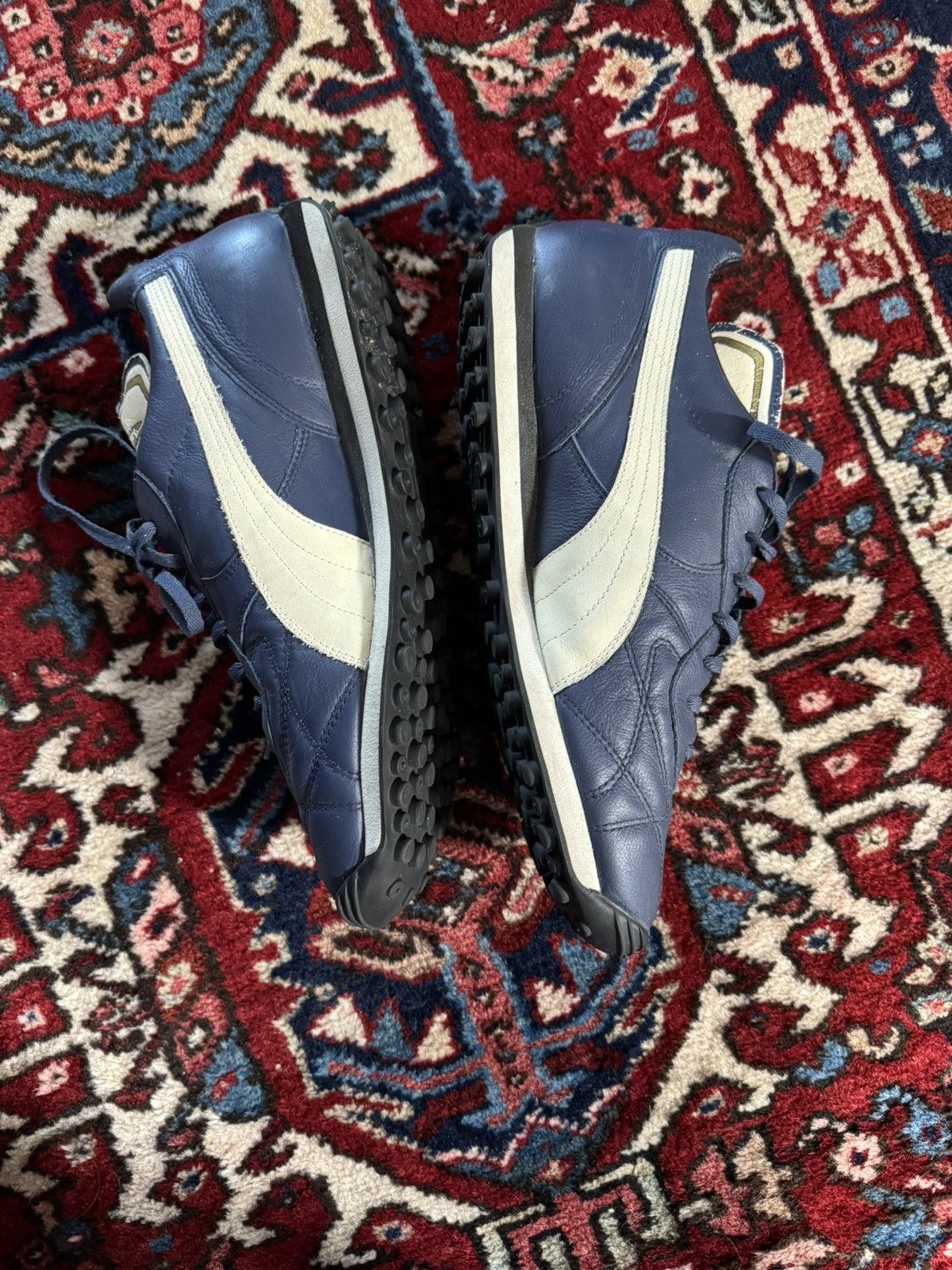 Jil Sander × Puma Puma King x Jil Sander OG Leather Sneakers – RARE OG 1998 Size US 11 / EU 44 - 5 Thumbnail