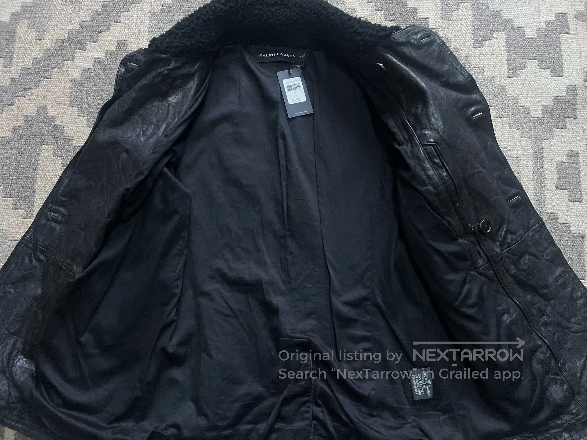 Ralph Lauren Black Label Ralph Lauren Black Label Cowhide Fur Collar Coat. Size US M / EU 48-50 / 2 - 5 Thumbnail