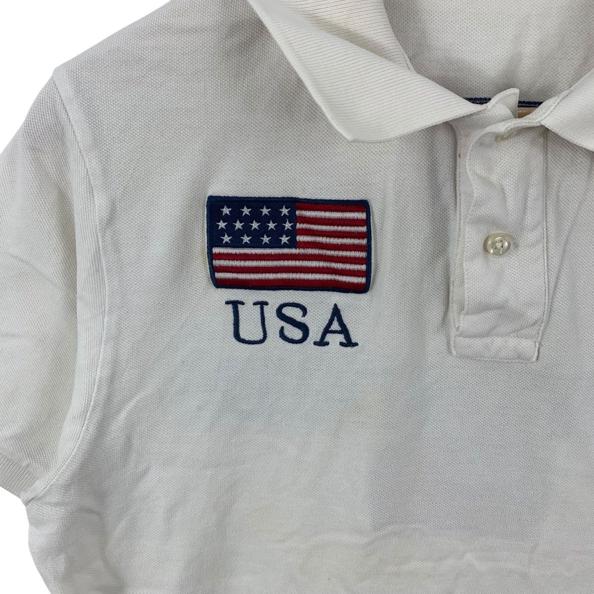 Polo Ralph Lauren Vintage POLO RALPH LAUREN Team USA Flag Tee Shirt Top Size M / US 6-8 / IT 42-44 - 6 Thumbnail