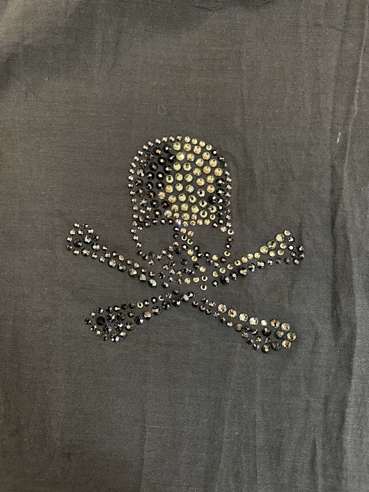 Roen Roen Pre-Owned Uni Rhinestone Skull Scarf Size ONE SIZE - 3 Thumbnail