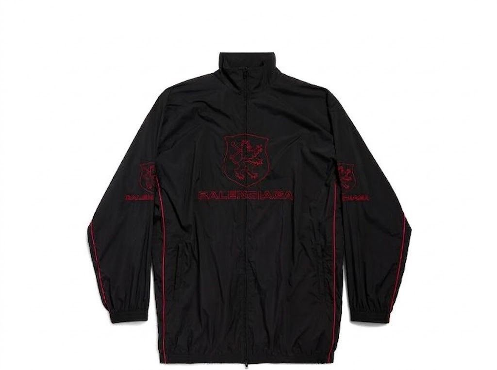 Balenciaga o1s1wg110526 Lion Club Large Tracksuit Jacket in Black Size US S / EU 44-46 / 1 - 1 Preview
