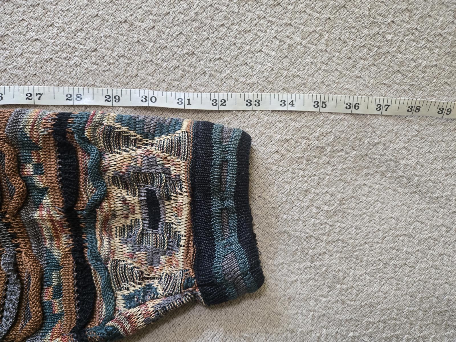 Other Tundra Sweater L | 90s Coogi Style Textured Knit Size US L / EU 52-54 / 3 - 7 Thumbnail