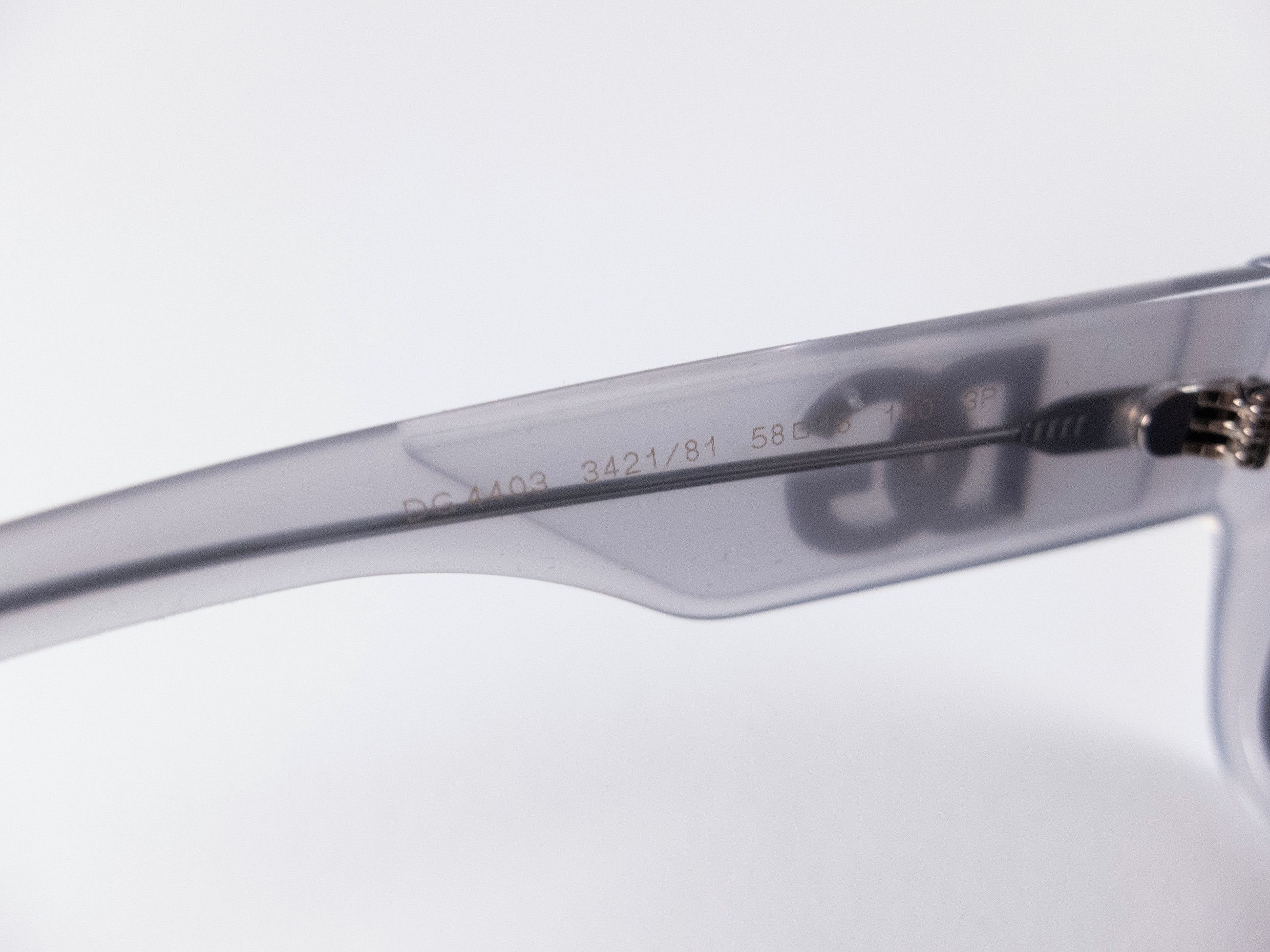 Dolce & Gabbana DOLCE & GABBANA opal gray clear aviator sunglasses Size ONE SIZE - 7 Thumbnail