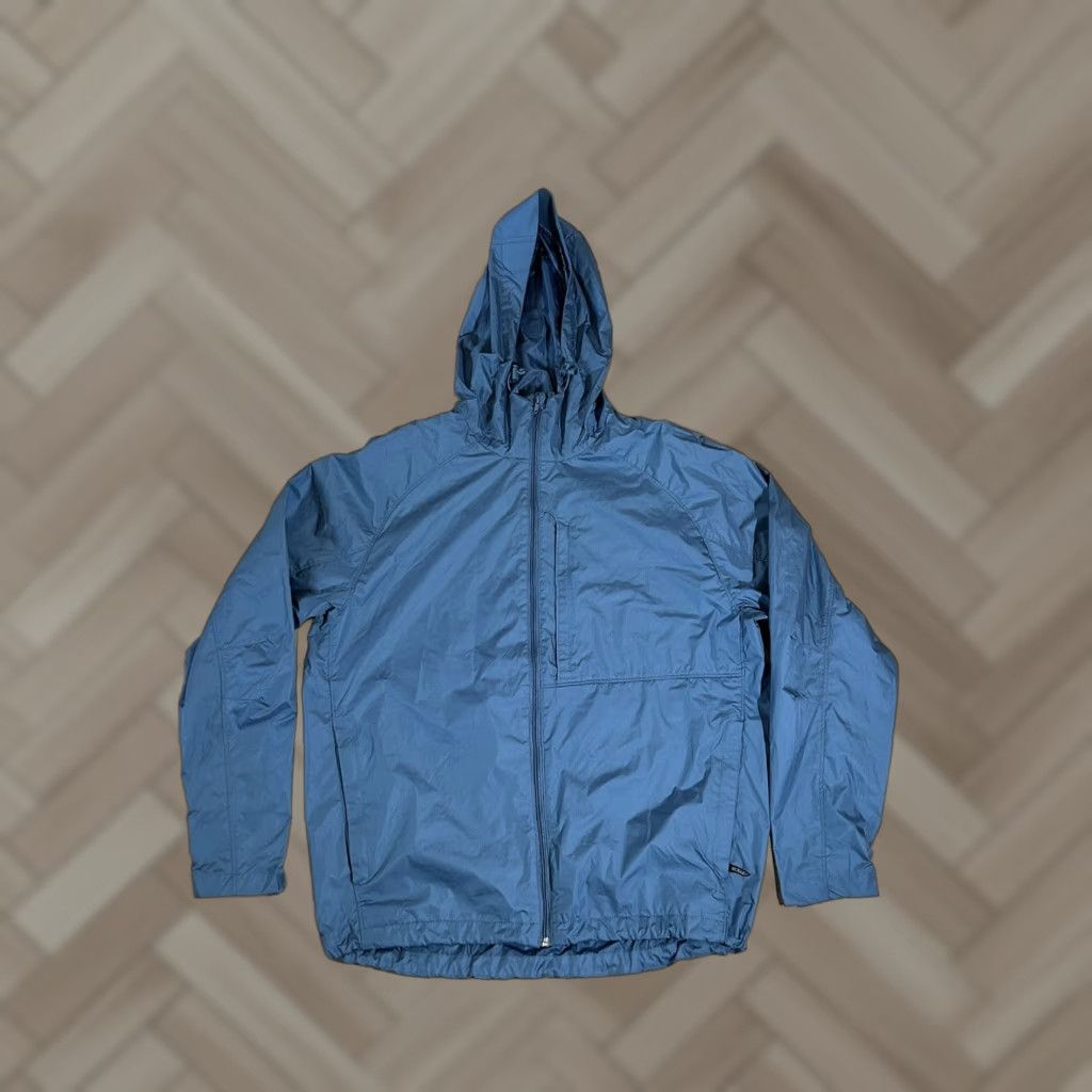 Vintage REEL LEGENDS Men Windbreaker Jacket Full Zip Packable Blue M Medium Casual Travel Size US M / EU 48-50 / 2 - 1 Thumbnail