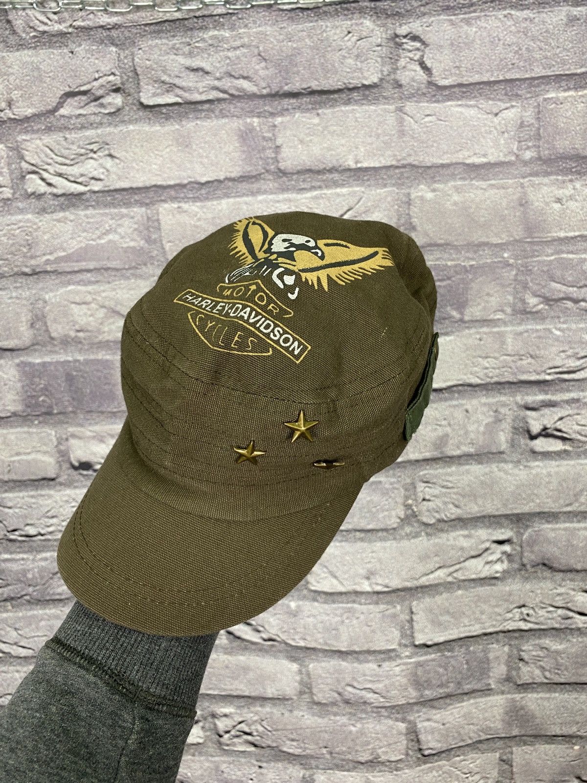 Other Vintage cap panama Harley Davidson bikers y2k rare Size ONE SIZE - 1 Thumbnail
