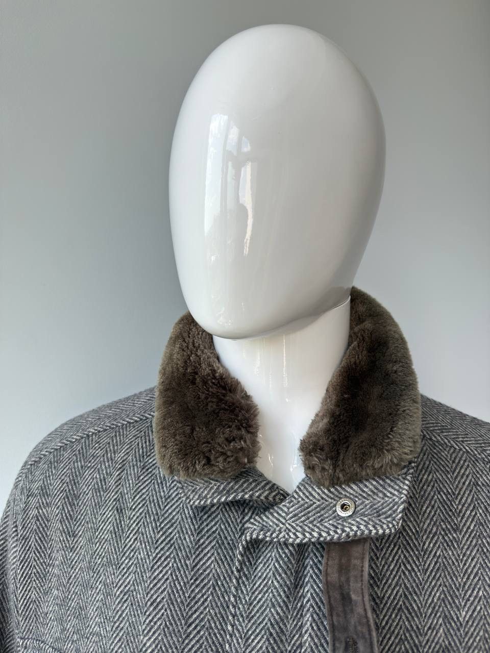 Loro Piana Loro Piana Traveller Wool Jacket Beaver Fur Lined Coat Size US XL / EU 56 / 4 - 11 Thumbnail