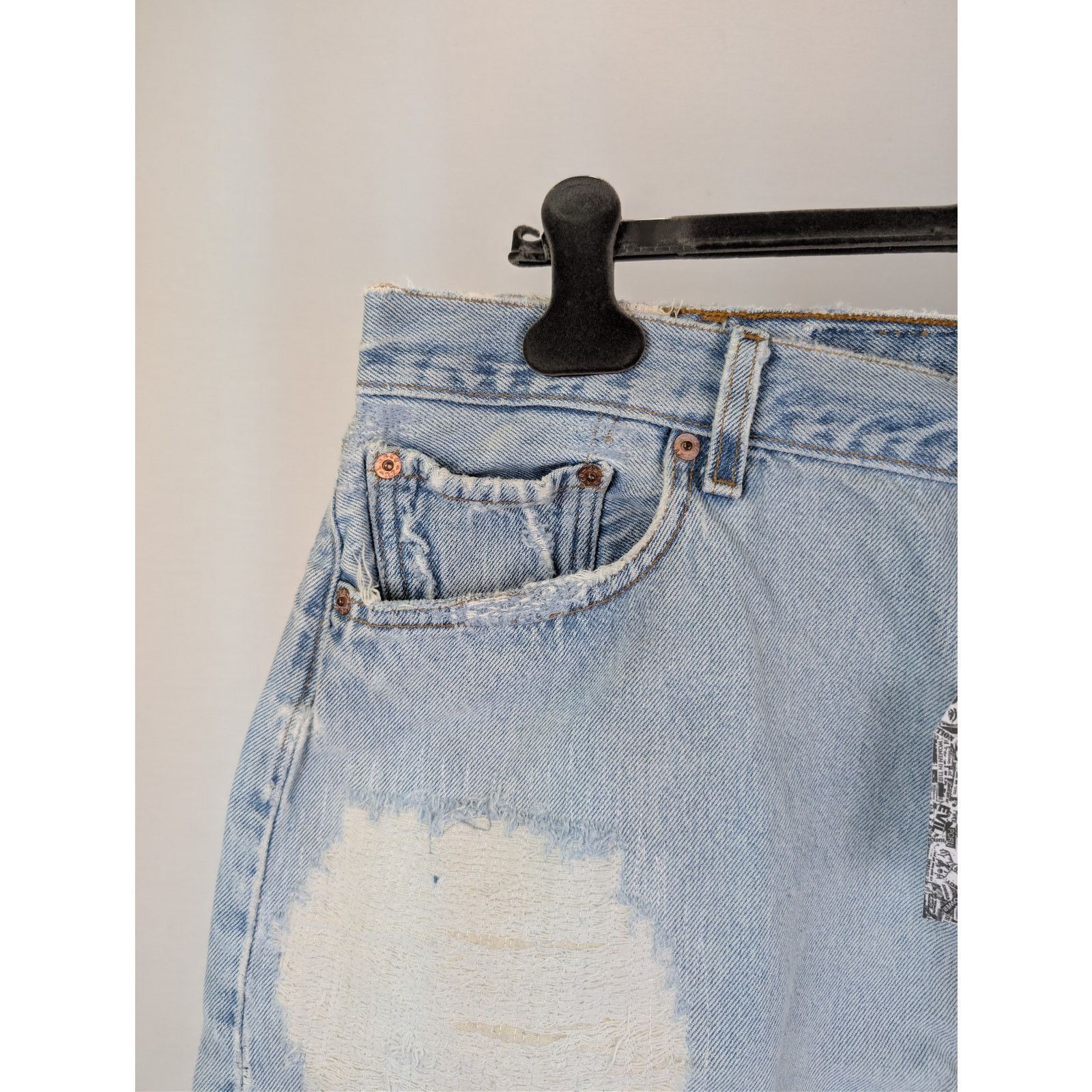 Gallery Dept. o1rshd1 5001 Gap Faded Denim Jeans in Blue 37 x 35 Size US 37 - 10 Thumbnail