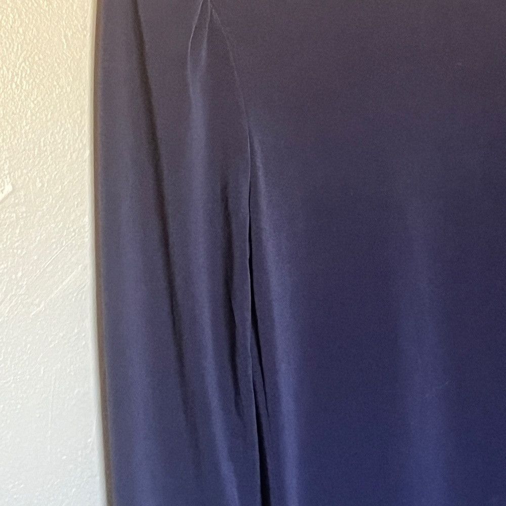 Express Express Long Sleeve Loose Fit Blouse Navy Blue Small Size S / US 4 / IT 40 - 3 Thumbnail