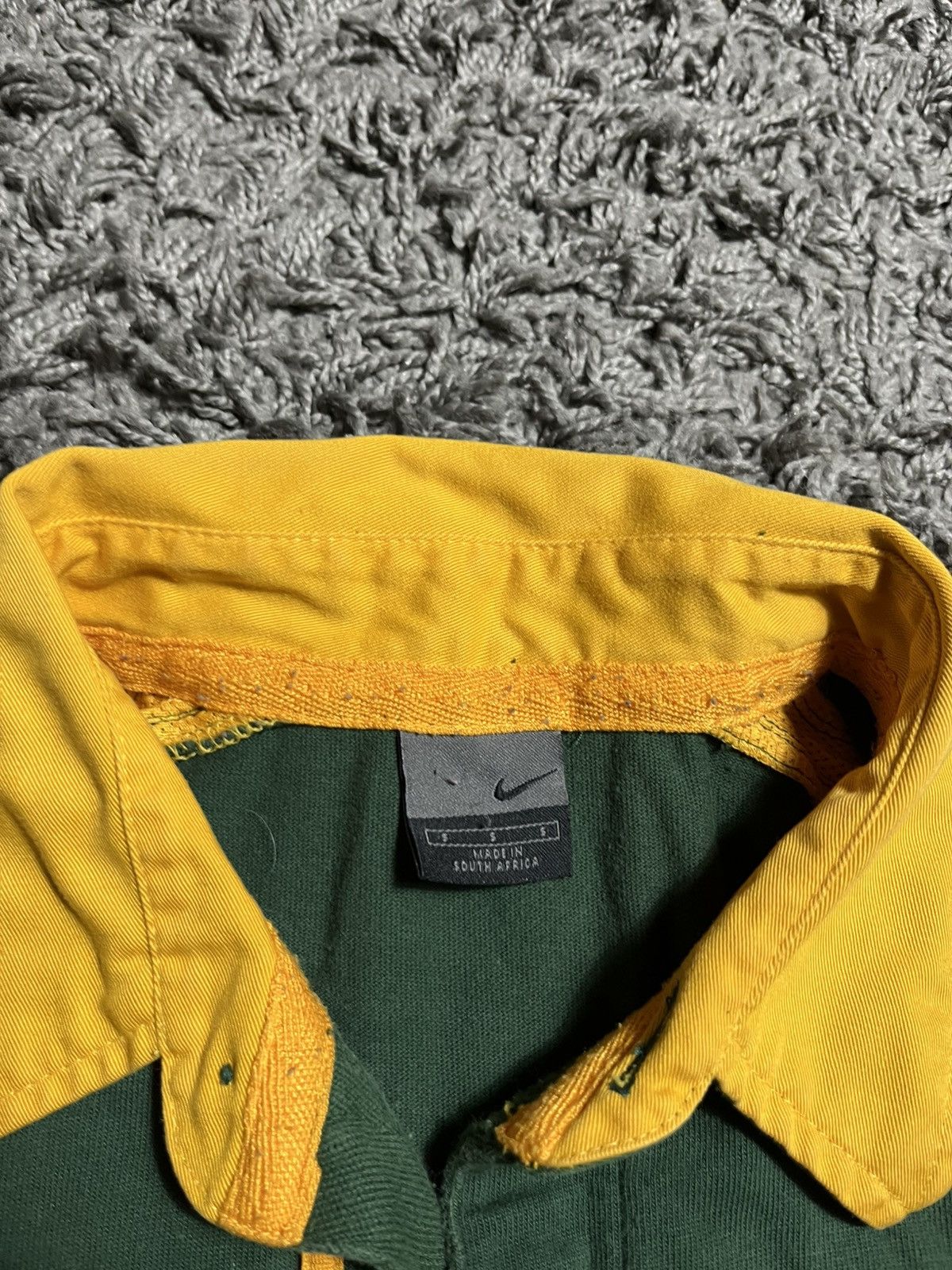 Nike SA SOUTH AFRICA NIKE VINTAGE 2000s COTTON SOCCER JERSEY Size US S / EU 44-46 / 1 - 4 Thumbnail