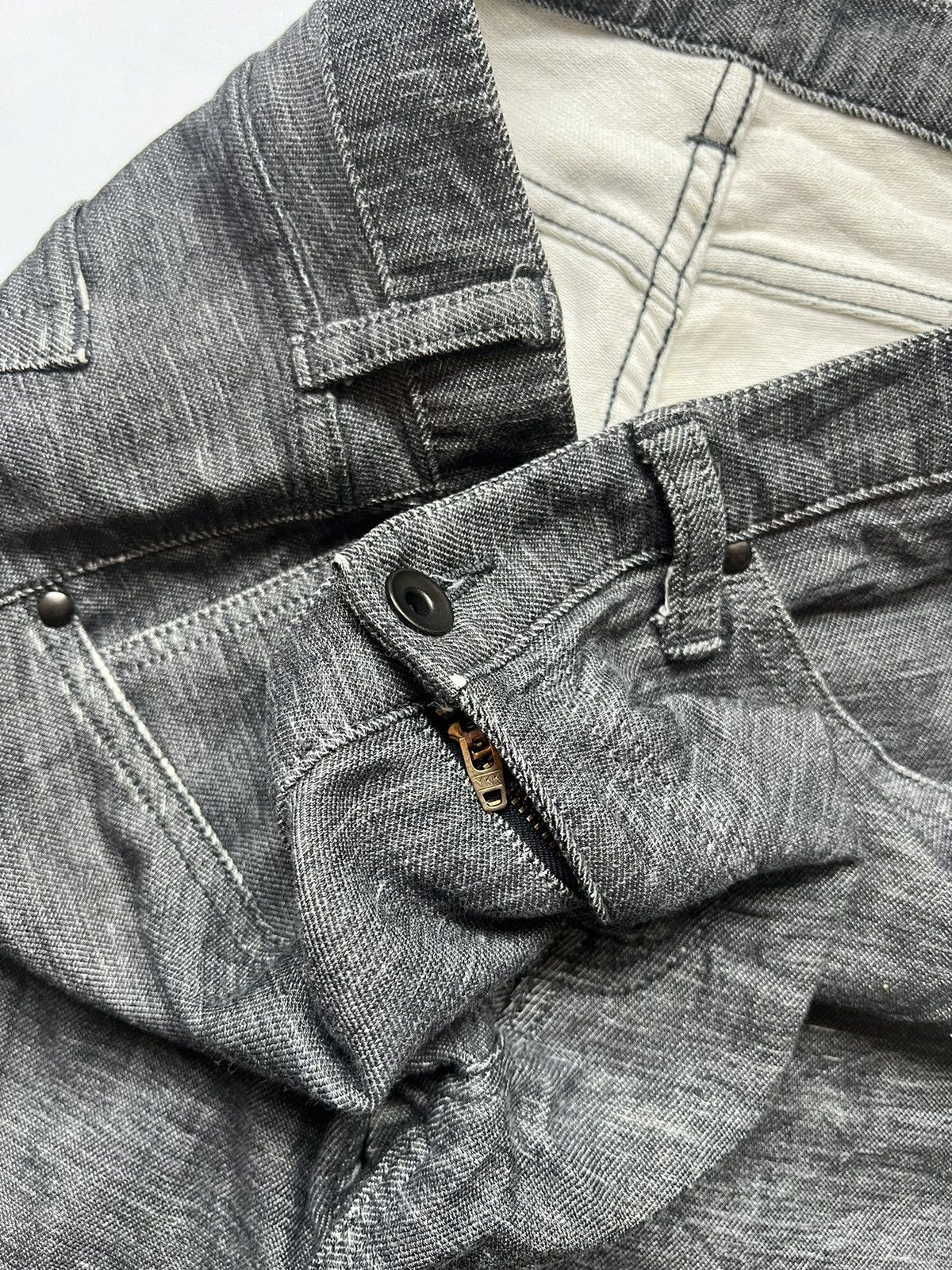 Snap Fastener Japanese Low Tapered Denim