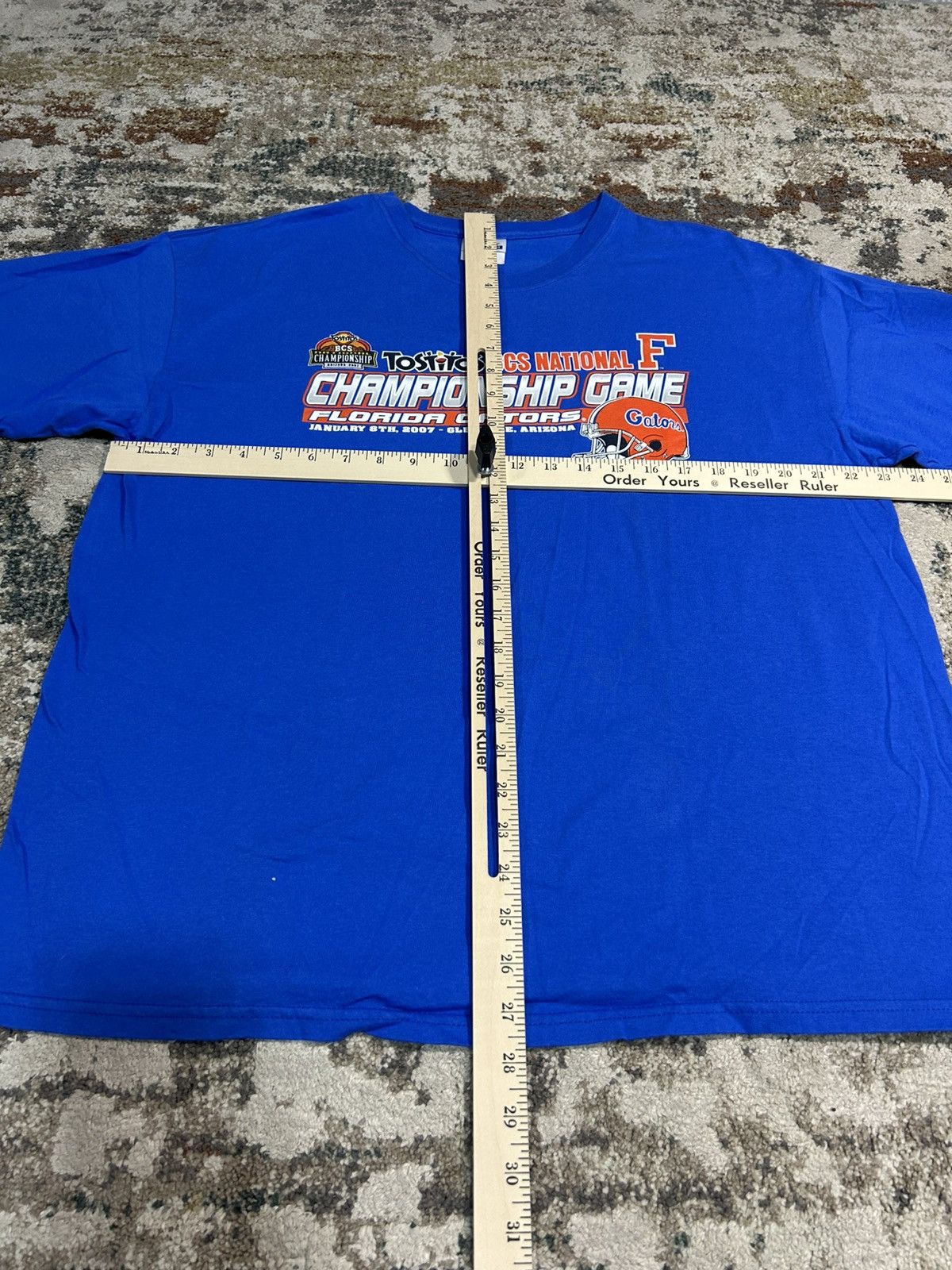 Vintage 2007 Florida Gators National Championship Game Tee Size US XL / EU 56 / 4 - 4 Thumbnail