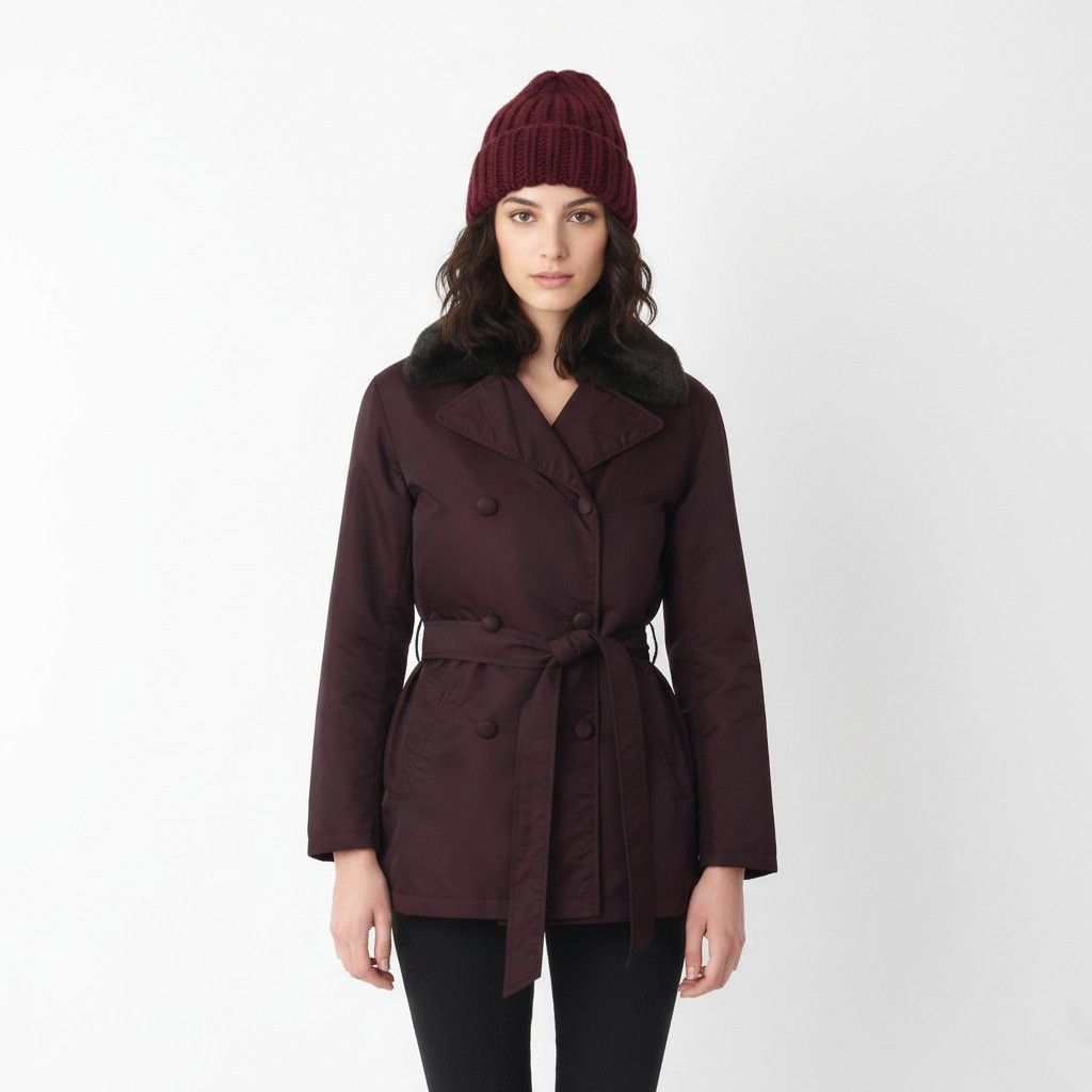 Andrew Marc Andrew Marc Additions Women M Jacket Plum 0446 Size M / US 6-8 / IT 42-44 - 1 Thumbnail