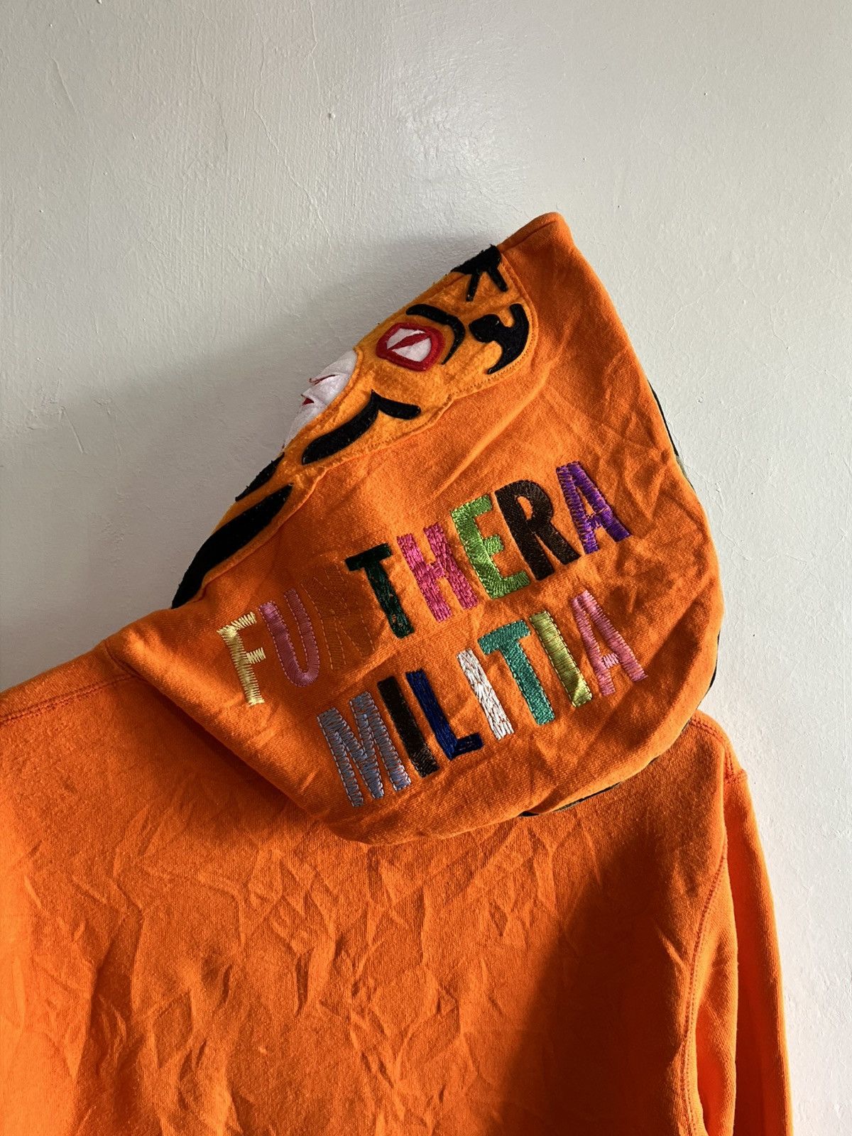 Bape BAPE SHARK FULL ZIP ORANGE CAMO HOODIE Size US L / EU 52-54 / 3 - 4 Thumbnail