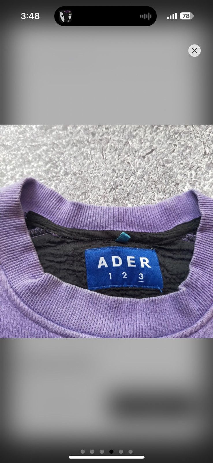 Ader Error Ader error slice logo sweatshirt Size US M / EU 48-50 / 2 - 4 Thumbnail