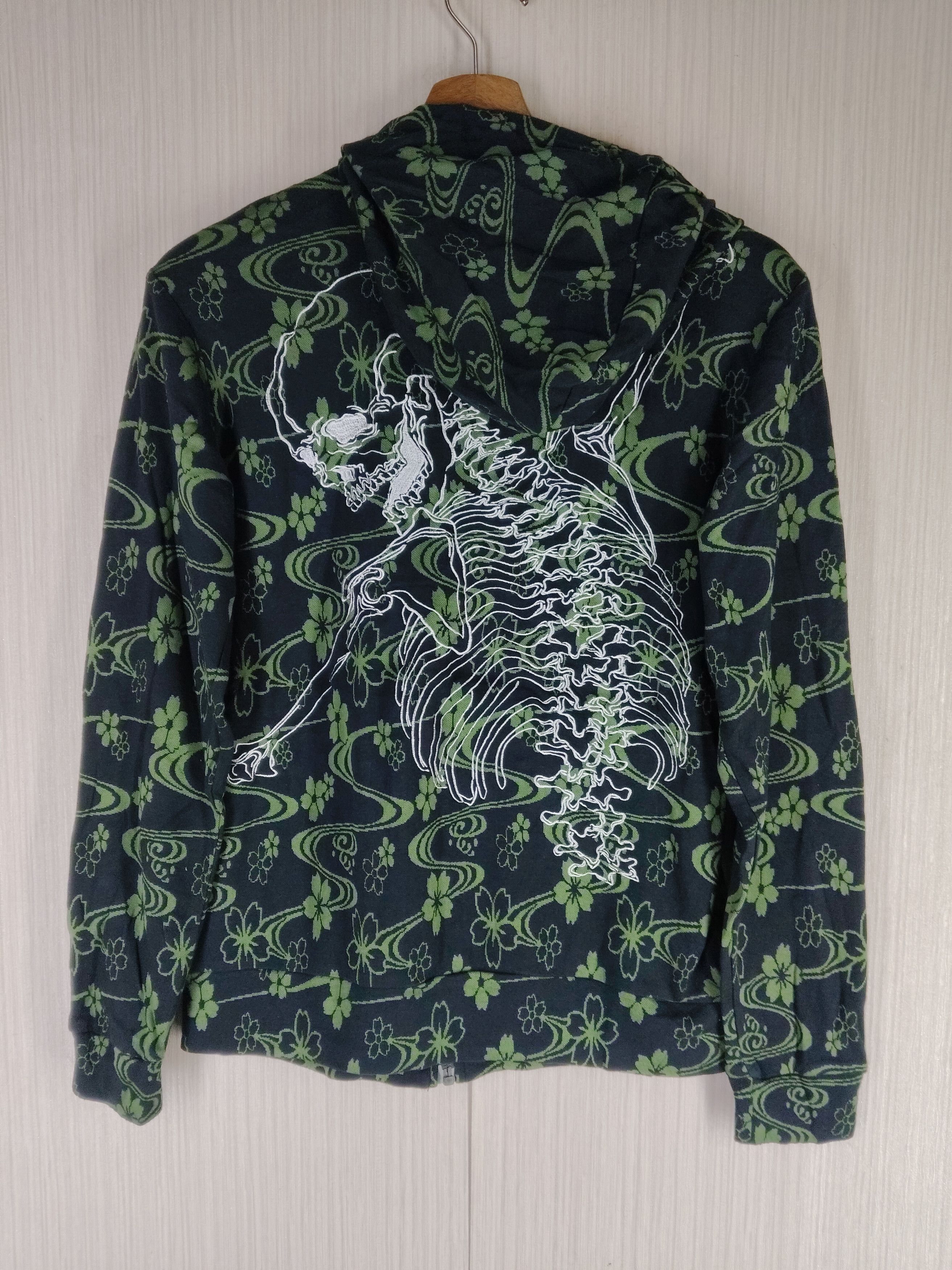 Hysteric Glamour Japanese Classic Script Sleketon Hoodie Zip Sweatshirt Size US M / EU 48-50 / 2 - 1 Thumbnail