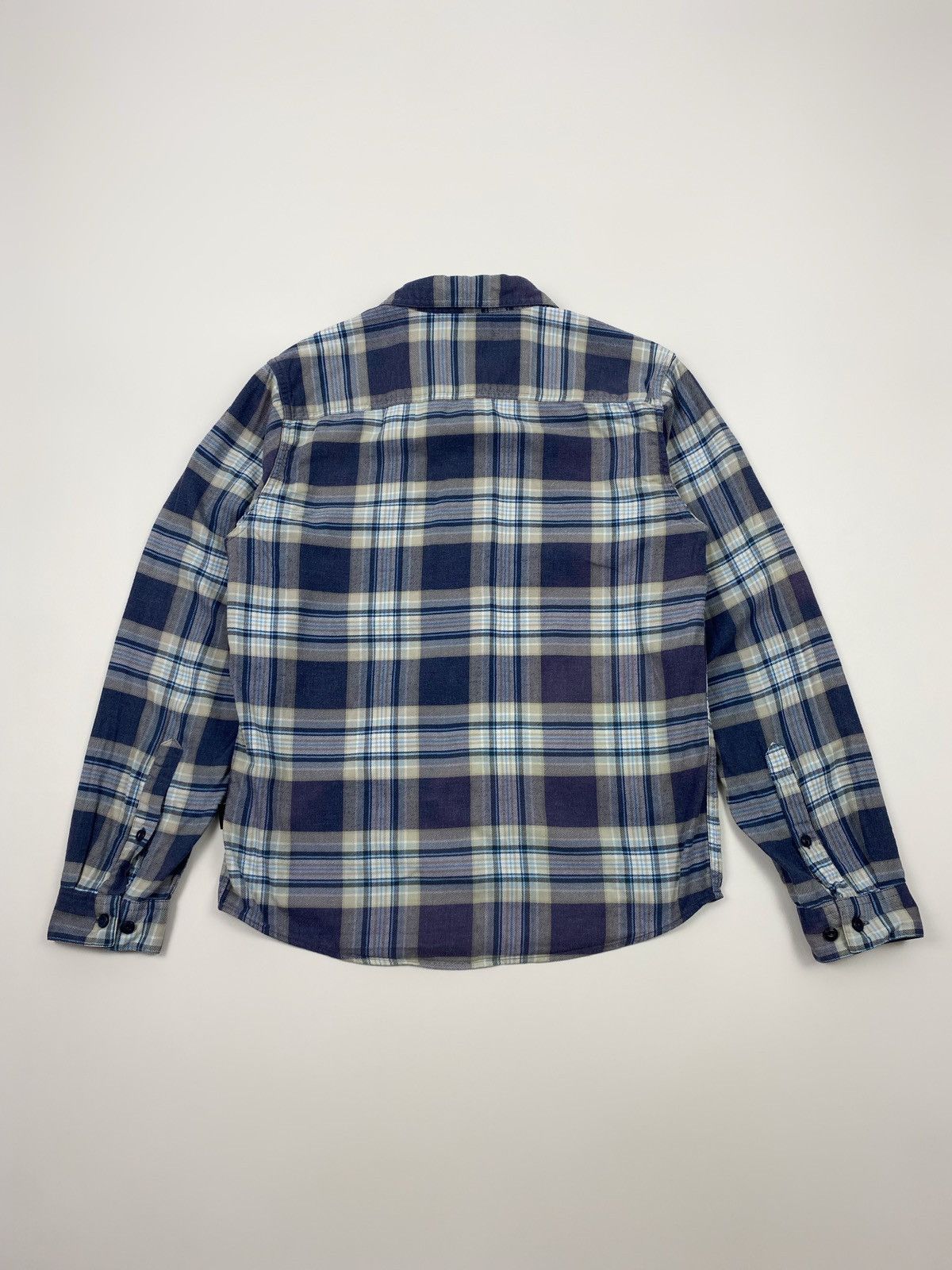 Patagonia Sun Faded Patagonia Worn Wear Fjord Flannel Check Shirt Size US S / EU 44-46 / 1 - 10 Thumbnail