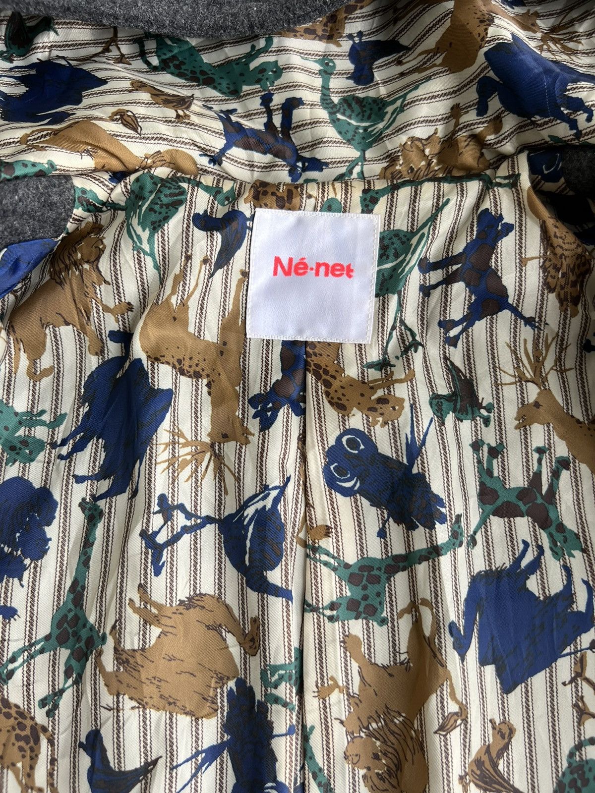 Final Home OG Ne-Net 🇯🇵 Cats Animal Print Wool Blend Duffle Coat Size US S / EU 44-46 / 1 - 8 Thumbnail