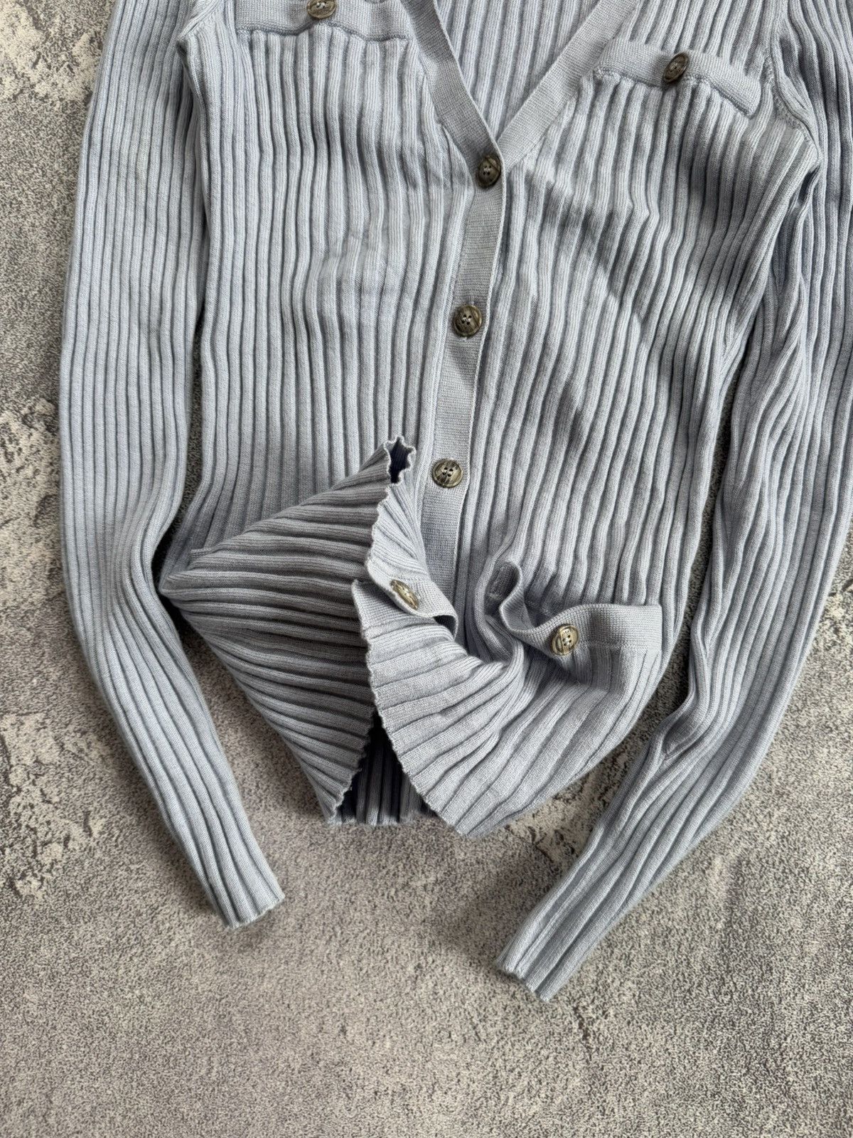 Designer × Wolford Wolford S button up Cardigan sweater knitwear long sleeve Size S / US 4 / IT 40 - 2 Thumbnail
