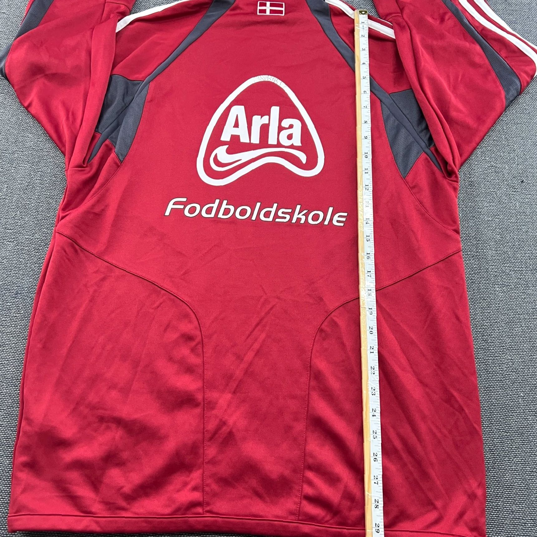 Adidas adidas Denmark 2004 2005 2006 Mens Track Top 1/4 Zip Large Training Football DBU Red 1/4 Zip Jersey Mens Football Training Top Size US L / EU 52-54 / 3 - 3 Thumbnail