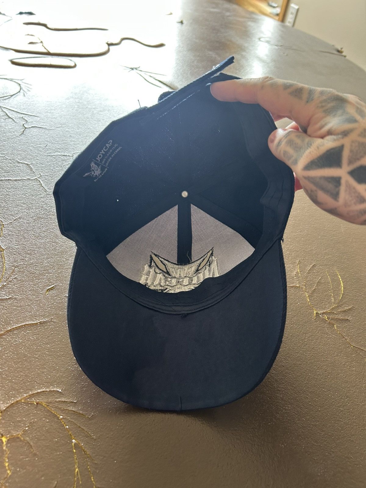 No Fear No Fear Flames Embroidery west coast Choppers Style hat Size ONE SIZE - 4 Thumbnail