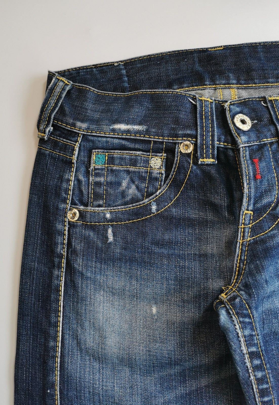 Replay Replay Italy Distressed Jeans Size 28" / US 6 / IT 42 - 3 Thumbnail