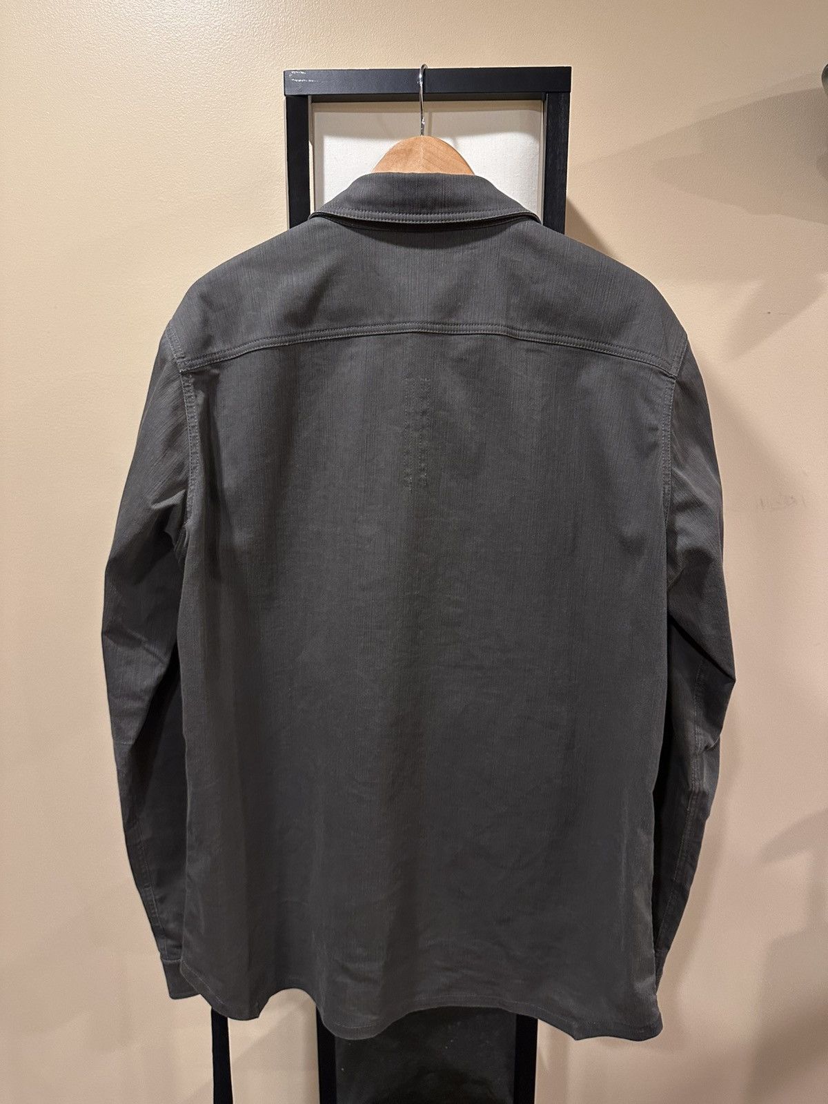 Rick Owens Drkshdw Rick Owens SS22 Drkshdw Dark Dust Denim Outershirt Size US M / EU 48-50 / 2 - 2 Thumbnail