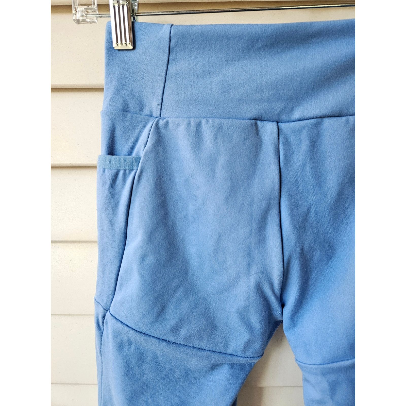 Gymshark Gymshark Blue Poise Leggings Crossover High Waist Ankle Size 27" / US 4 / IT 40 - 7 Thumbnail