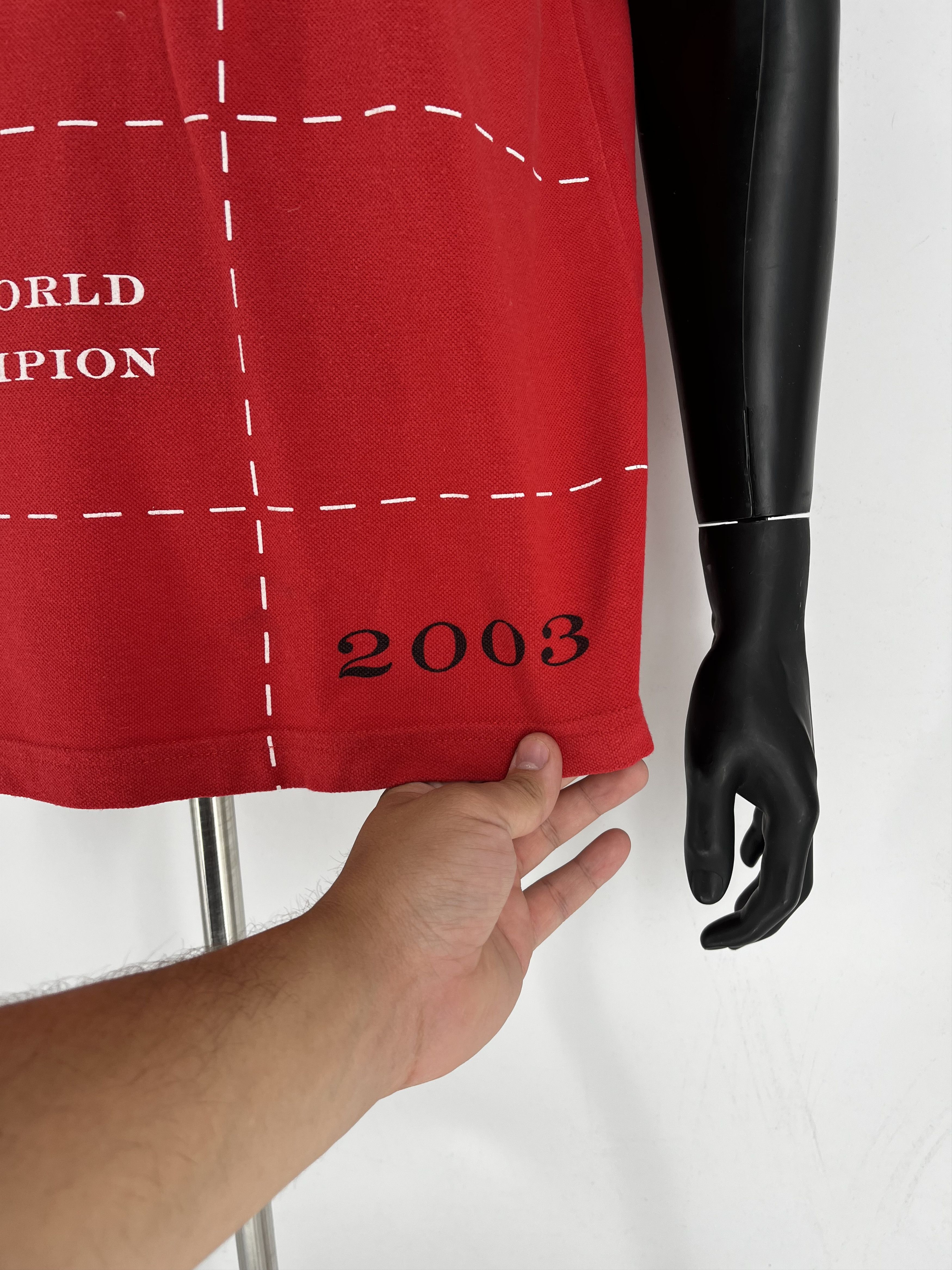 Vintage Michael Schumacher Collection Men's L 2003 Six Times F1 Size US L / EU 52-54 / 3 - 9 Thumbnail