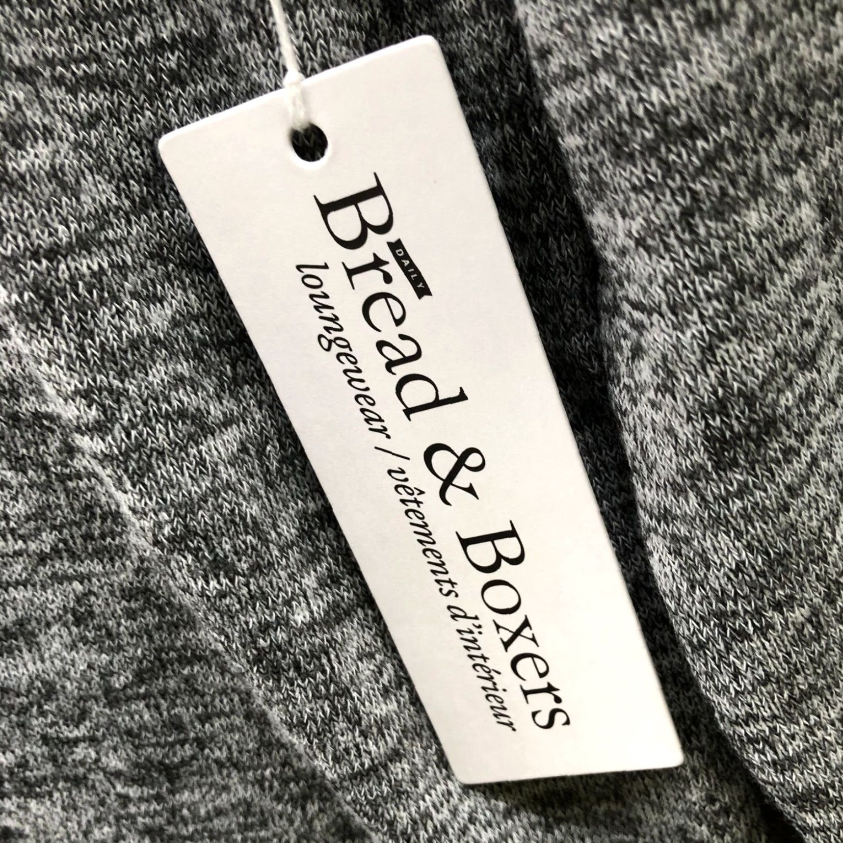 Vintage Bread & Boxers Long Sleeve Raglan T Shirt Mens L Gray Heather Crewneck Lounge Size US L / EU 52-54 / 3 - 7 Thumbnail