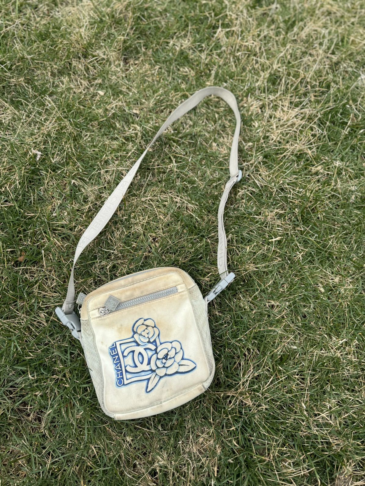 image of Chanel Crossbody Bag in White, Men's