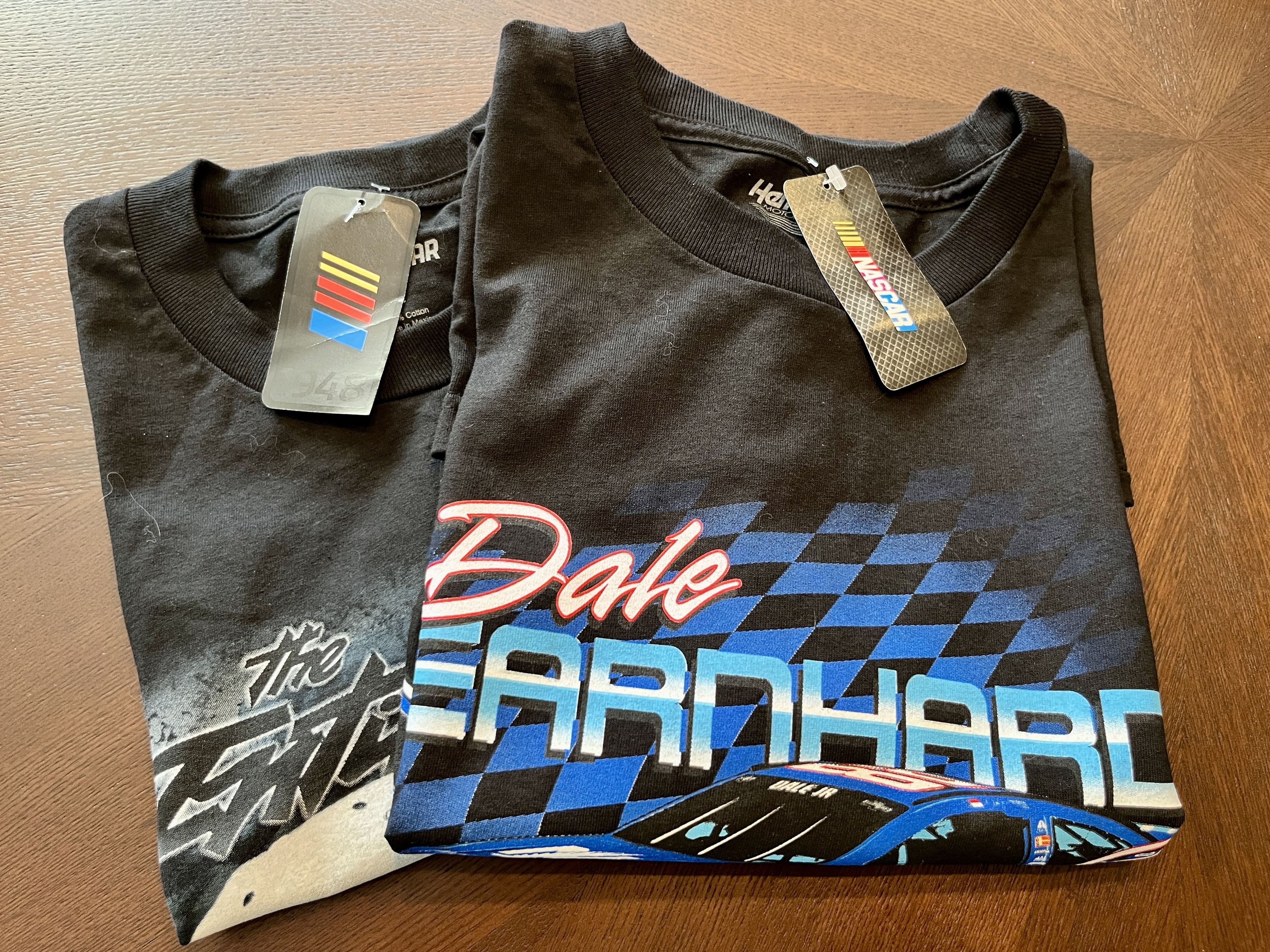 Vintage NWT Dale Earnhardt Sr & Jr NASCAR T-Shirt Bundle Size US XL / EU 56 / 4 - 15 Thumbnail