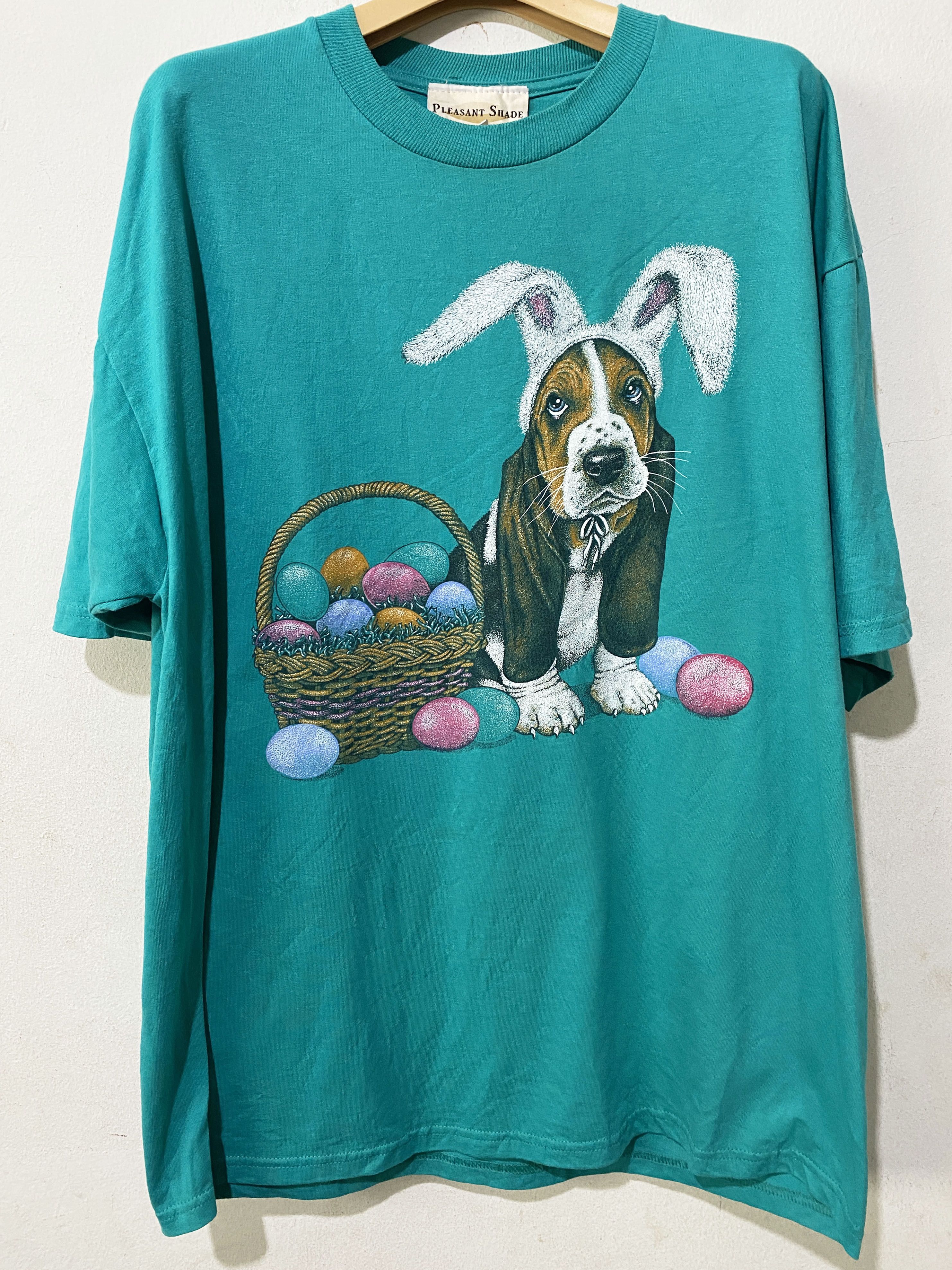 Vintage Vintage Basset Hound Shirt Size US XL / EU 56 / 4 - 1 Thumbnail