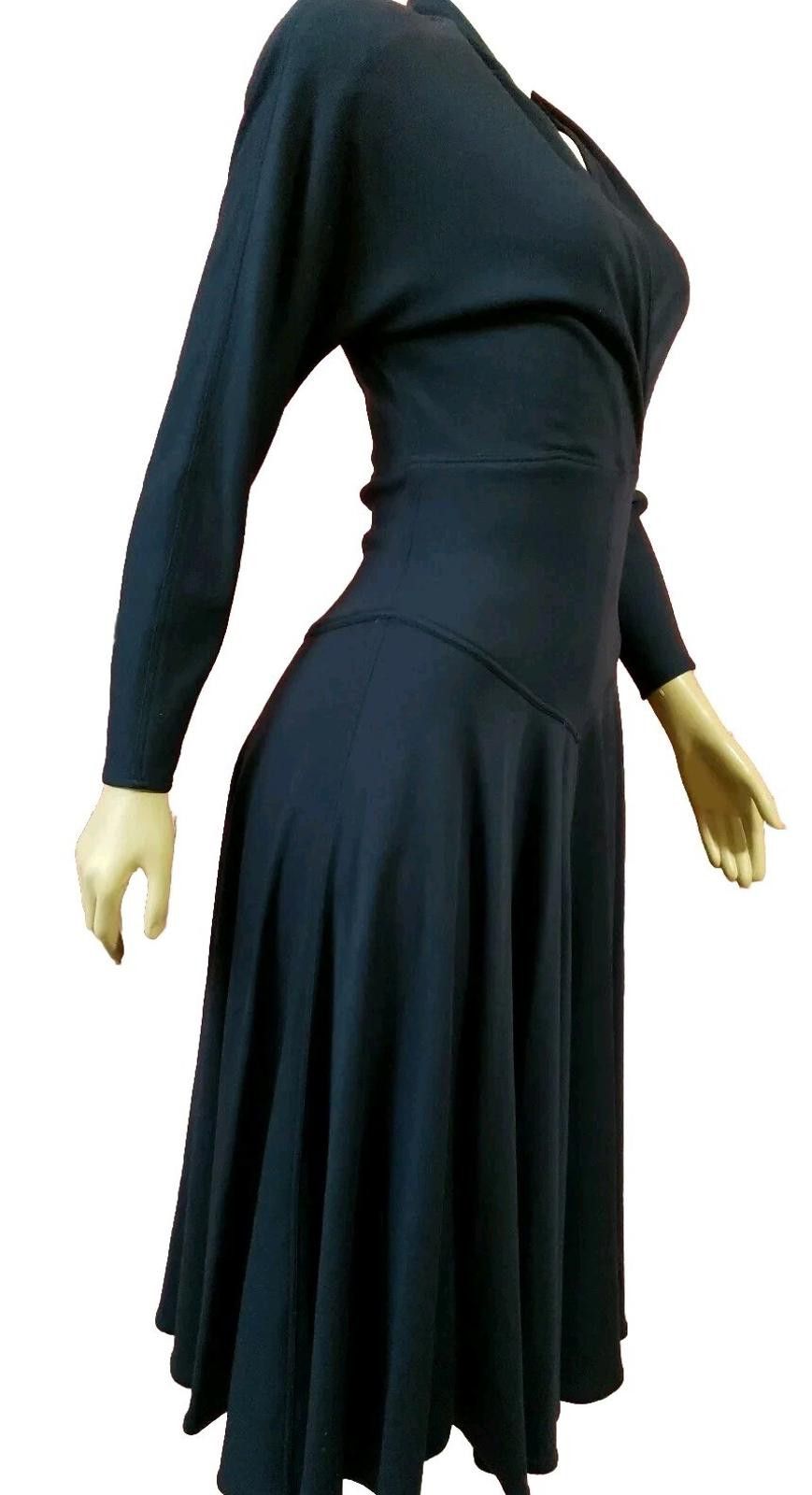Basile Made in Italy VINTAGE Navy Women's Dress